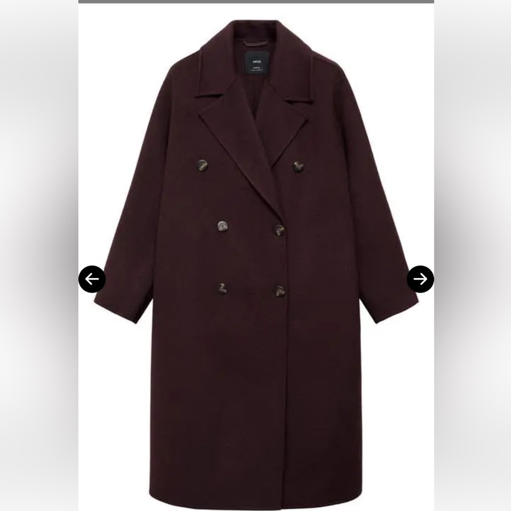 Mango coat picarol double breasted